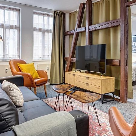 Pressehaus Apartment Steinweg Mühlhausen Exteriör bild