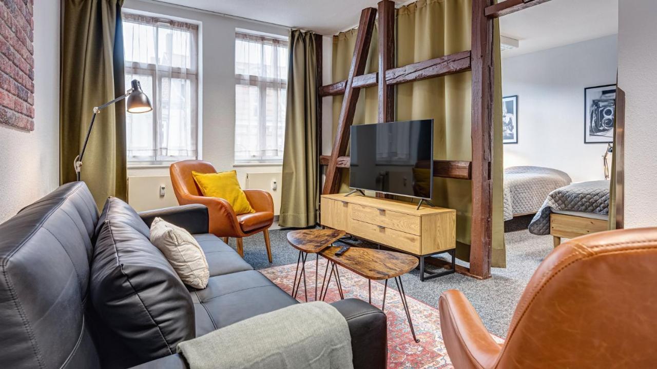 Pressehaus Apartment Steinweg Mühlhausen Exteriör bild