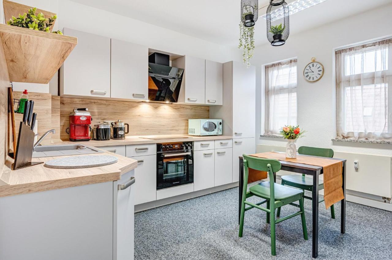 Pressehaus Apartment Steinweg Mühlhausen Exteriör bild