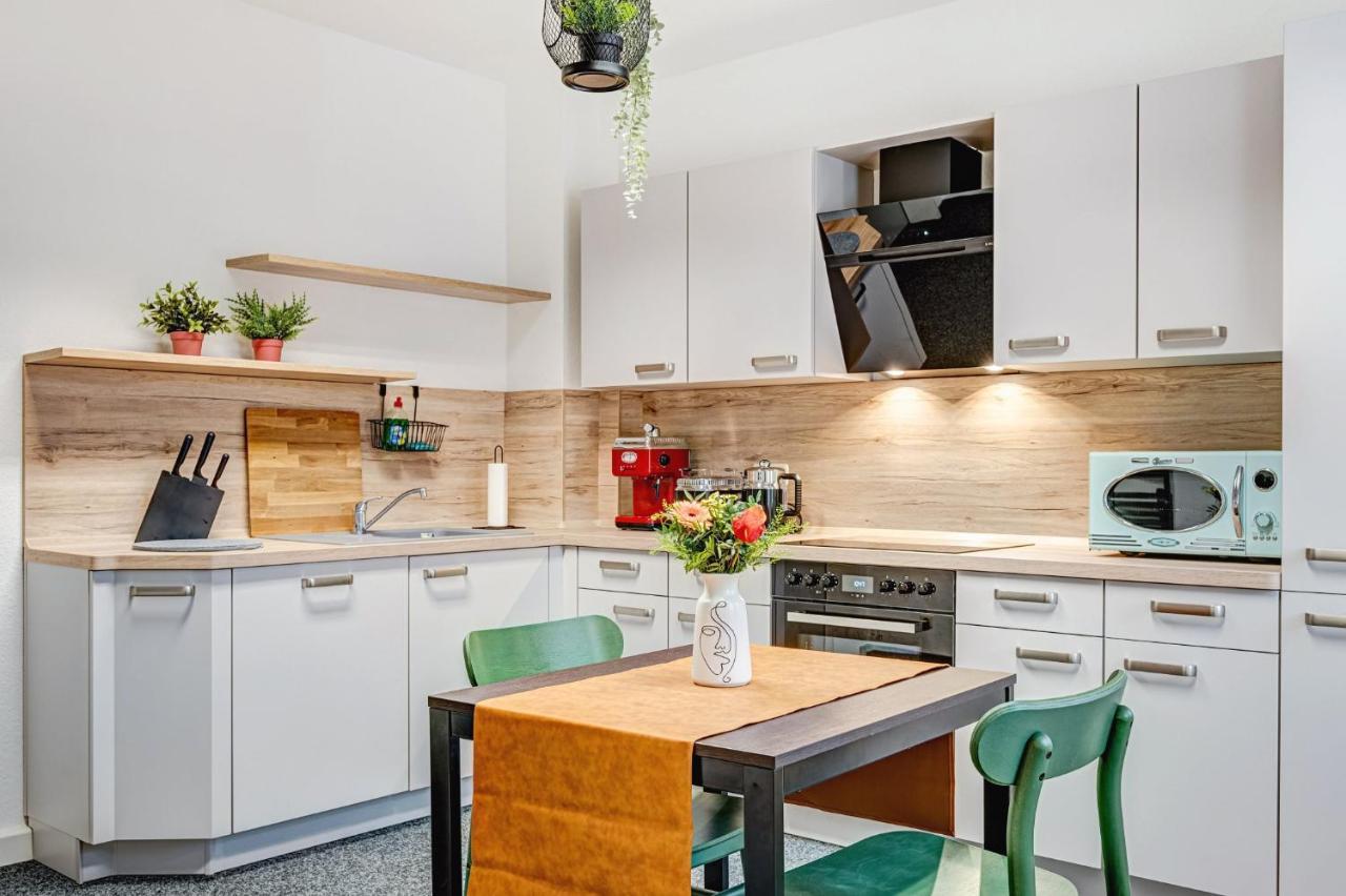 Pressehaus Apartment Steinweg Mühlhausen Exteriör bild