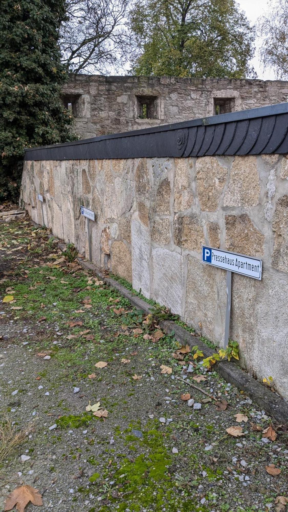 Pressehaus Apartment Steinweg Mühlhausen Exteriör bild
